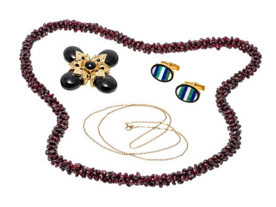 Collection Of Colorful Fashon And Gold Filled Jewelry