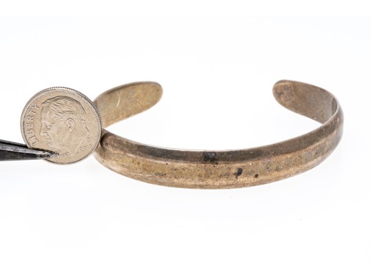 Three Stylish Sterling Cuff Bracelets