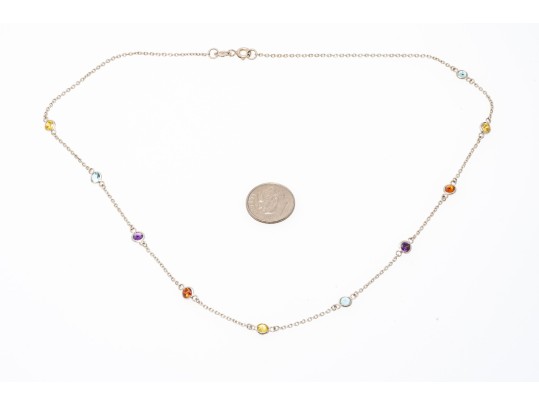 Colorful Zirconia Set Sterling Jewelry