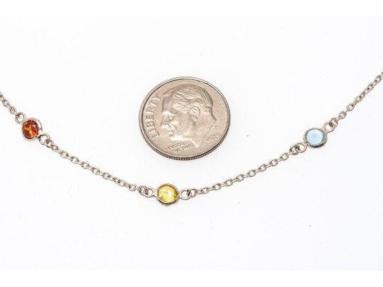 Colorful Zirconia Set Sterling Jewelry