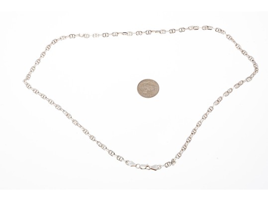 Sterling Silver Chain Necklaces And Bracelet
