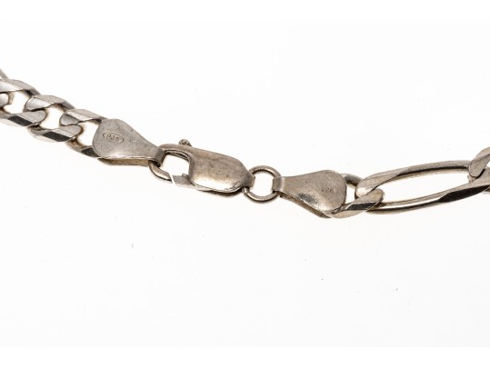 Sterling Silver Chain Necklaces And Bracelet