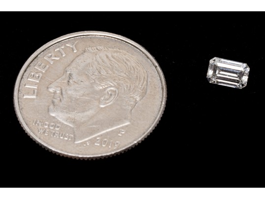 Loose Stone: 1 Octagonal Cut Diamond, 0.26 Cts.