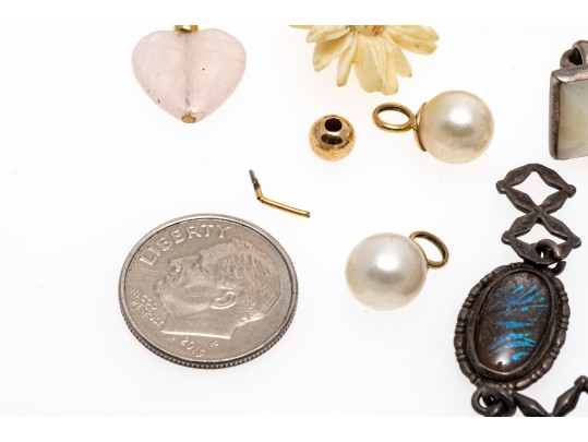 Collection Of Scrap And Fashon Jewelry