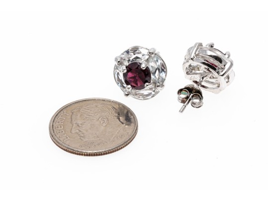 Colorful Zirconia Set Sterling Jewelry