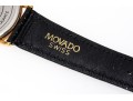 Classic Movado Quartz Watch With Leather Bracelet