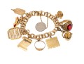 Fantastic 14K & 10K Charm Bracelet