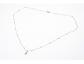 14k White Gold And Diamond Pendant Necklace
