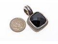 Sterling And Black Onyx Pedant Necklace