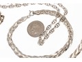 Sterling Silver Chain Necklaces And Bracelet