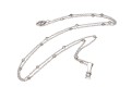 14k White Gold And Diamond Pendant Necklace