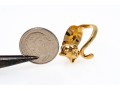 Charming 18K Cat Form Ring, Size 4.5