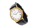 Classic Movado Quartz Watch With Leather Bracelet