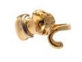Charming 18K Cat Form Ring, Size 4.5