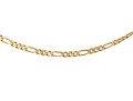 14k Yellow Gold Figaro Chain Necklace, 18