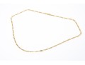 14k Yellow Gold Figaro Chain Necklace, 18