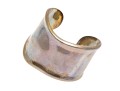 Sterling Silver Fabulous Undulating Wide Contemporary Cuff Style Bracelet