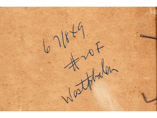 Oil On Board Impressionist Style Lanscape With Impasto