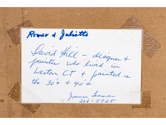 David Hill (20th C.) Watercolor On Paper, Landscape