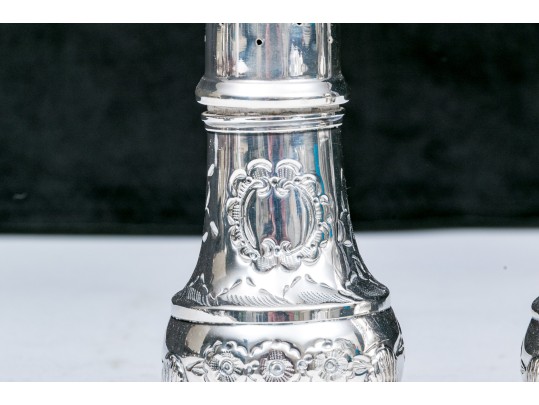 Pair Of Sterling Silver Casters, 4.56 OZT