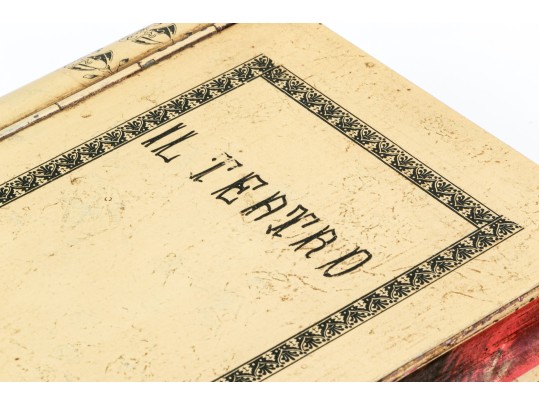 Awesome Vintage Italian Toleware Faux Book Box