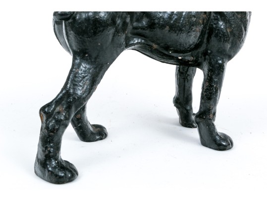 Vintage Cast Iron ‘Boxer’ Form Door Stop