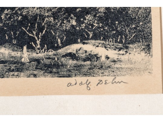 Adolf Dehn (American, 1865-1968) Limited Edition Lithograph