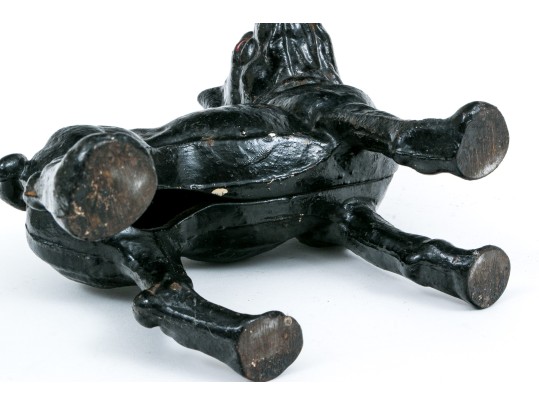 Vintage Cast Iron ‘Boxer’ Form Door Stop