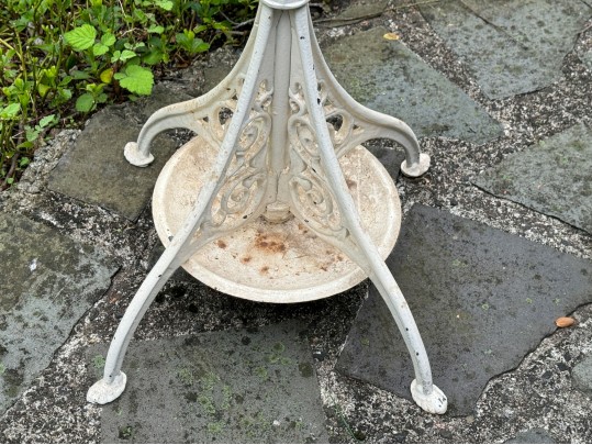 Antique Art Nouveau Cast Iron Hall Tree