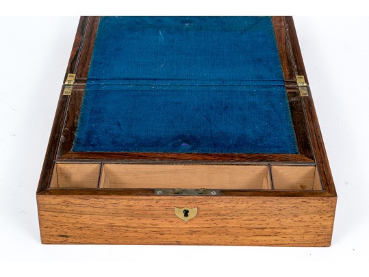 Vintage Mahogany Flip Top Writing Desk