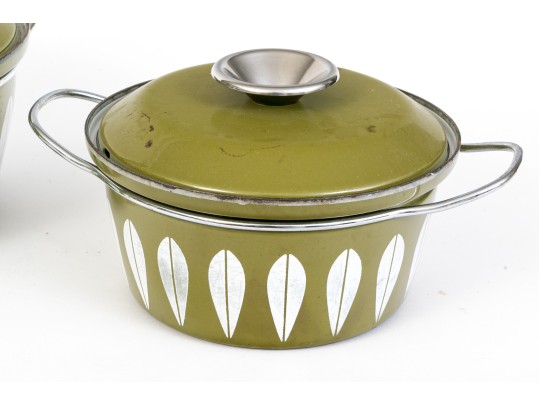 Two MCM Scandinavian Catherine Holm Ceramic Cooking Pots