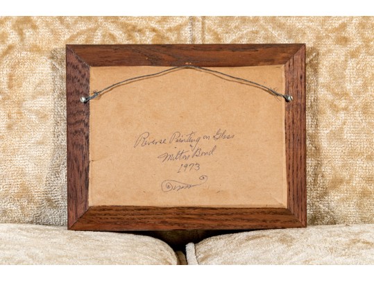 Milton Bond (1918-2010, American) Reverse Glass Painting