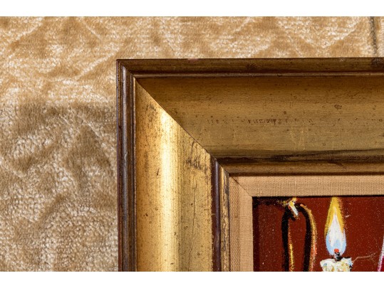 Marcel Danvil Signed Still Life Oil On Canvas With Certificate Of Authenticity