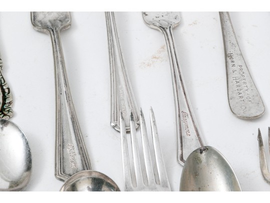 A Great Collection Of Hotel Silver Including Bridgeport Pieces