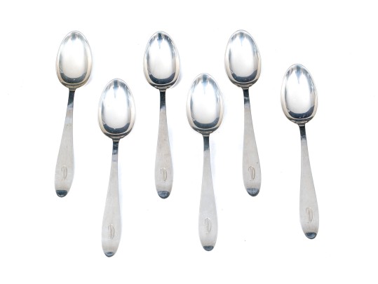 Six International Sterling Silver Teaspoons, 5.19 OZT