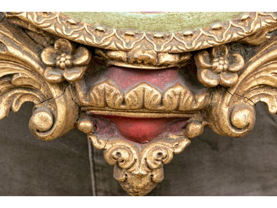 Royal Vienna Hand Painted Cabinet Plate With Raised Gilt