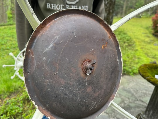 Antique Art Nouveau Cast Iron Hall Tree