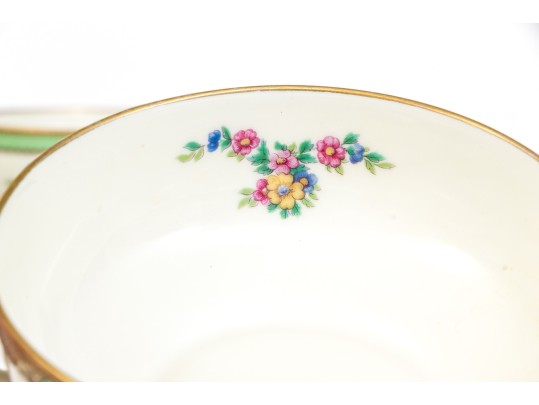 Set Of Eight Soup Bowls And Saucers