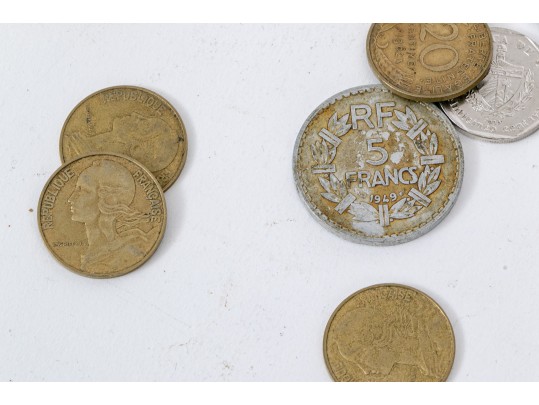 Assorted Currency Collection With Assorted Bills And Coins