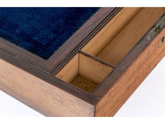 Vintage Mahogany Flip Top Writing Desk