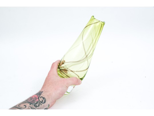 Artisanal Handblown Glass Vase