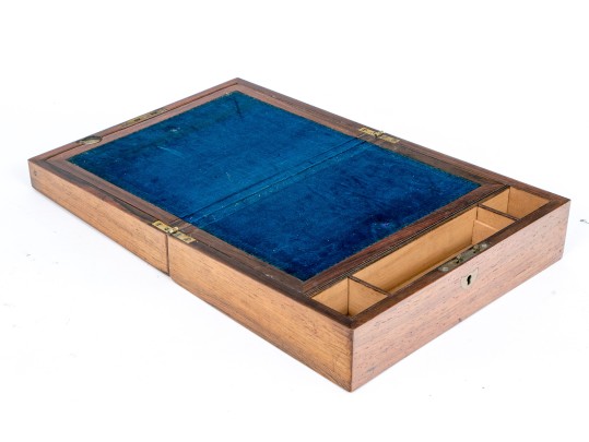 Vintage Mahogany Flip Top Writing Desk