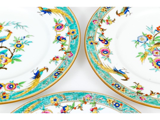 Set Of 10 English Sinclair China Service Dishes