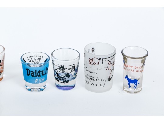 Awesome Collection Of 27 Assorted Shot Glasses