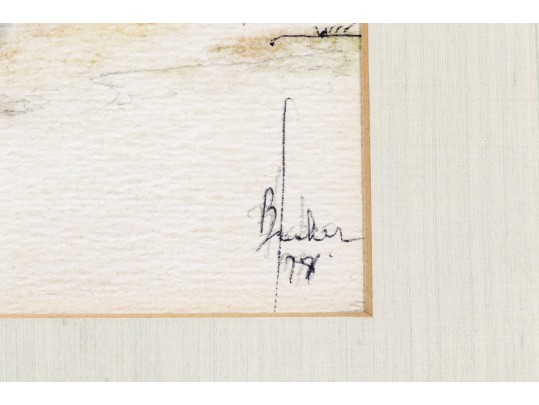 Watercolor On Paper Landscape