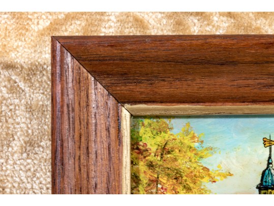 Milton Bond (1918-2010, American) Reverse Glass Painting