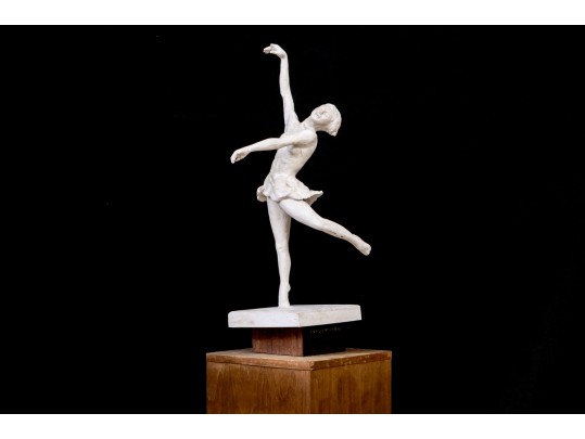 Plaster Cast Of A Balerina By Peter Lipman-Wulf Ca. 1981