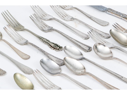 A Great Collection Of Hotel Silver Including Bridgeport Pieces