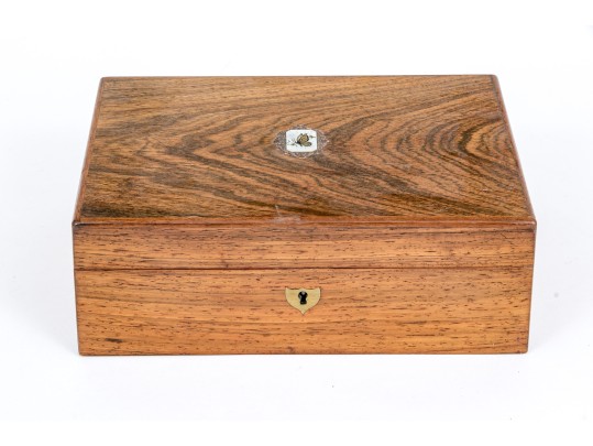 Vintage Mahogany Flip Top Writing Desk