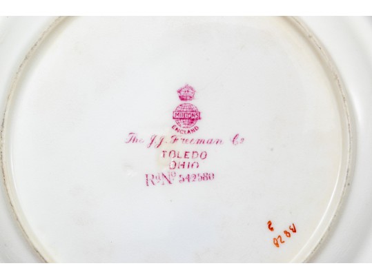 Set Of 14 English Mintons China Dishes